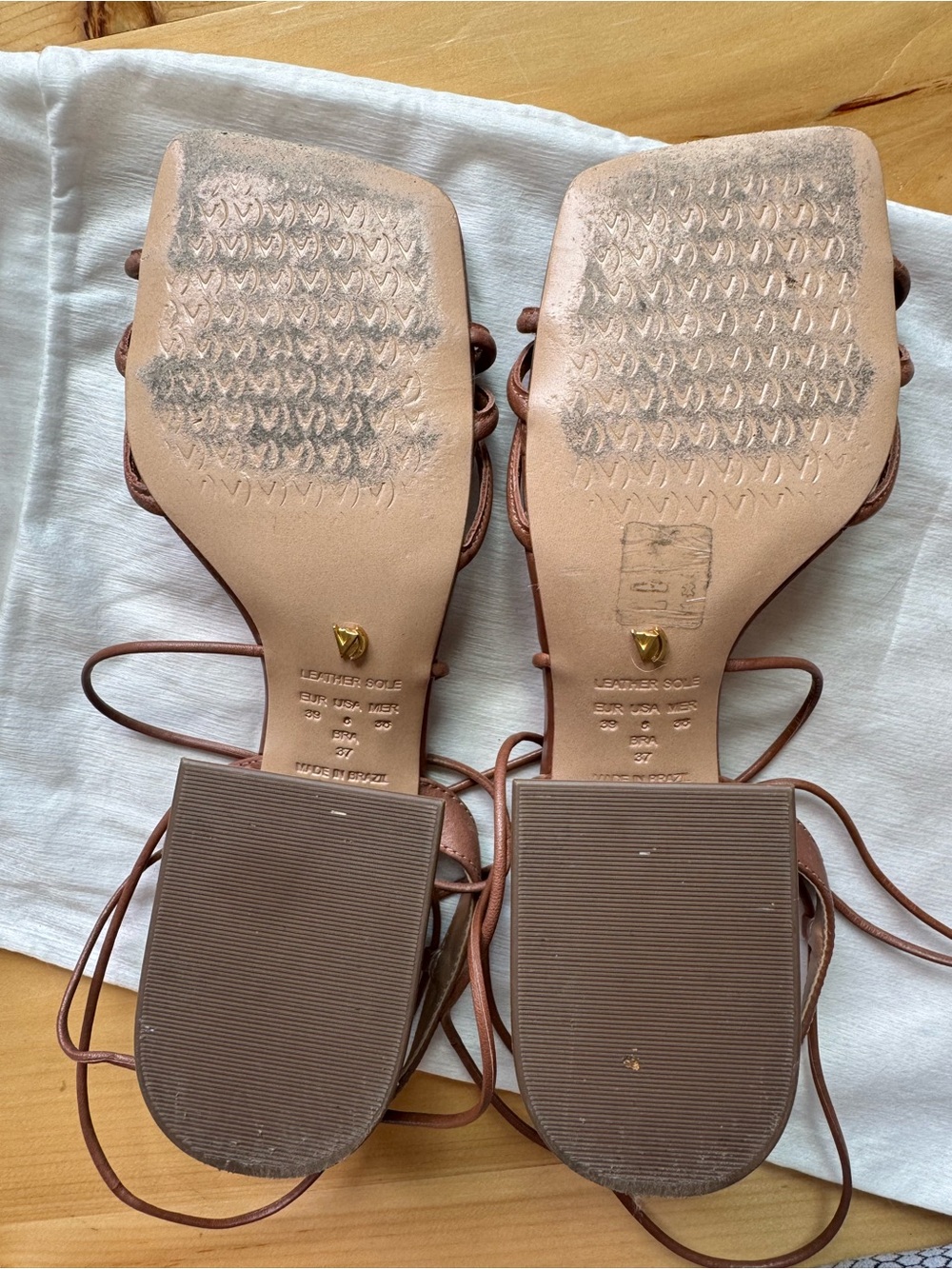 Free People Vicenza Love Letter Wrap Heels - Picture 6 of 7